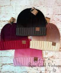 Ombre Foldover Cc Beanie Hat Beanie Hats Tomboy Style Outfits Crochet Fashion