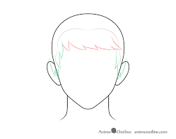 With the samurai sporting hair buns and topknots back in the day, male anime characters with these hairstyles are usually seen as manly and strong. How To Draw Anime Male Hair Step By Step Animeoutline
