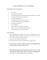 'cuti bersalin tanpa gaji' adalah cuti bersalin yang tidak dibayar sebarang. Pdf Panduan Permohonan Cuti Tanpa Rekod Jenis Jenis Cuti Tanpa Rekod Zaidah Mahadi Academia Edu