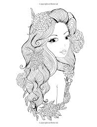 Coloring Books For Girls Princess Unicorn Designs Advanced Coloring Pages For Tweens Older Kids Girls Detailed Coloring Books Coloring Pages Book Girl