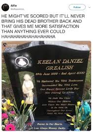 Jack Grealish trolled over the death of his brother in sickening tweet