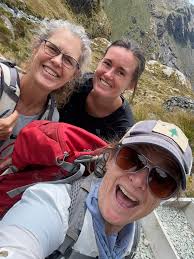Tramping through New Zealand and I ran into these two women from Falmouth 
