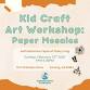 Kid Craft Art Workshop - Animal Portrait Paper Mosaics event image