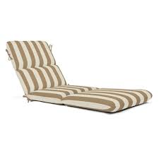 Sunbrella maxim classic outdoor chaise lounge cushion. Sunbrella Striped Outdoor Chaise Cushion 74 X 22 In Maxim Heather Beige Walmart Com Walmart Com