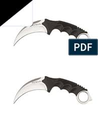 Plantillas de cuchillos de csgo. Plantilla Para Cuchillo Karambit