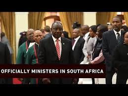 The statement comes as speculations are high as to who will be appointed to ramaphosa's cabinet, which is expected to offer the country a new hope in clean governance. I Swear I Ll Be Faithful South Africa S New Cabinet Ministers Sworn In Youtube