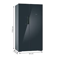 See all bosch home appliances side by side fridges / refrigerators. Bosch 655 L Frost Free Side By Side Refrigerator Kan92lb35i Black Inverter Compressor Amazon In Home Kitchen