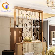 Stainless Steel Decorative Screen Living Furniture Room Divider Metal Restaurant Screen Divider For Dining R Metal Room Divider Room Divider Room Divider Walls