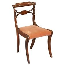 stunning circa 1810 regency flamed mahogany dining chair ornately carved frame dining chairs mahogany chair