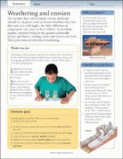 Weathered, and carries it places, also reshaping sand dunes. Activities Weathering And Erosion Printable Grades 3 6 Teachervision