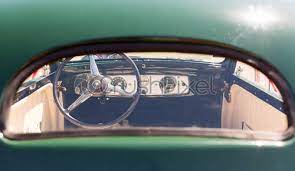 Rudder Of Vintage Car Stock Photo Crushpixel