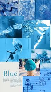 Mills23 @ buy me a drink. Blue Aesthetic Collage Backgrounds