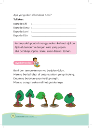 2 buku siswa kelas 1 sd/mi. B Siswa Kelas 1 Tema 6 Membalik Buku Halaman 51 100 Pubhtml5