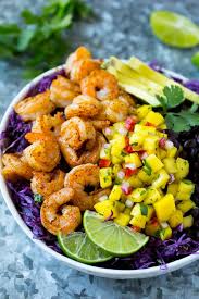 Get the recipe for korean pineapple. Shrimp Taco Bowls With Cilantro Cream Sauce Healthy Fitness Meals