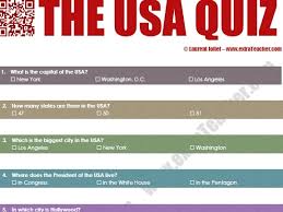 A doctor is a person, not a job. The Usa Quiz Worksheet Extrateacher Com