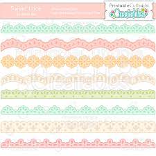 Download Sweet Lace Borders Svg Cut File Clipart Set For Silhouette Cameo Cricut Explore