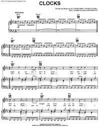 ** * selected by our editorial team. Clocks Free Sheet Music By Coldplay Pianoshelf