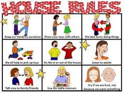 House Rules Rules For Kids Kids Behavior Charts For Kids