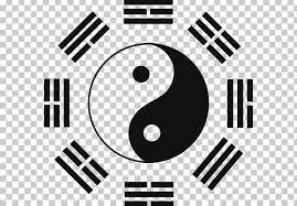 I Ching Bagua Yin And Yang Feng Shui Qi Png Clipart Area Bagua Black And White