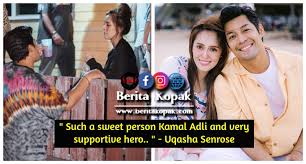 Nampaknya kamal adli dan uqasha senrose semakin hari semakin rapat sejak mula bergandingan bersama dalam beberapa drama. Such A Sweet Person Kamal Adli And Very Supportive Hero Uqasha Senrose Berita Kopak Cc