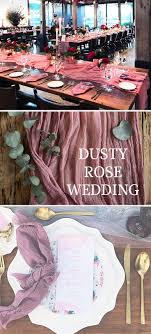Dusty Rose Ribbon 1 Hand Dyed Cotton Bridal Bouquet Blue Etsy Table Runners Wedding Bridal Bouquet Blue Round Wedding Tables