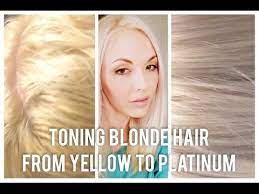 If you want to get rid of a toner quickly, use a soap cap made up of a little powder bleach, water and shampoo. Diy Toning Blonde Hair From Brassy To Platinum At Home Toning Blonde Hair Bleach Blonde Hair Blonde Hair At Home