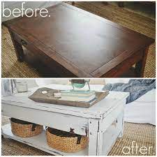 Orange coffee tables are certainly a loud style statement. Coffee Table Makeover Part One Coffee Table Makeover Painted Coffee Tables Furniture Makeover