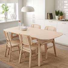 Collection from enderby or local delivery available at extra cost. Voxlov Voxlov Table And 4 Chairs Bamboo Bamboo Ikea