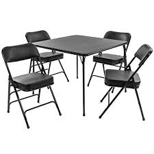 A foldable chair is great to have on hand when you want to take your relaxation outside or set up for entertaining guests. Buying Guide Cosco 5 Piece Folding Table And Chair Set