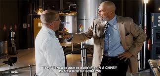 Tony stark built this in a cave. The Iron Man Villains Being A Mood Tumbex
