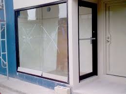 Shower doors and mirrors are custom made. Home