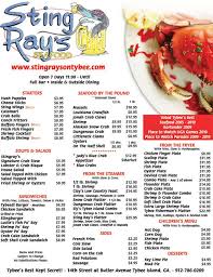 See 3,486 reviews, articles, and 1,856 photos of tybee island beach, ranked no.6 on tripadvisor among 19 attractions in tybee island. Our Menu Stingraysontybee Island Food Tybee Island Georgia Tybee Island