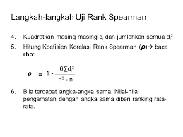 Yang ada di korelasi rank spearman. Analisis Koefisien Korelasi Rank Spearman Ppt Download