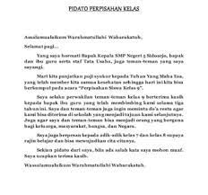 Pidato Tentang Perpisahan Kelas 6 Sd Whatweallwant 2021