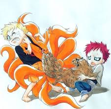 Naruto And Gaara Chibi Naruto Gaara Anime Naruto Gaara