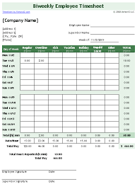 Timesheet Template Free Simple Time Sheet For Excel