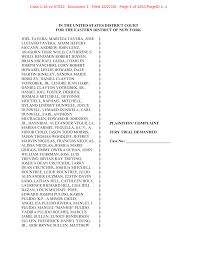 IN THE UNITED STATES DISTRICT COURT FOR THE EASTERN DISTRICT OF NEW YORK  JOEL TAVERA, MARITZA TAVERA, JOSE LUCIANO TAVERA, ADAM