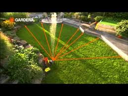 Gardena 1951 small area garden spray sprinkler on spike 4. Gardena Aquacontour Mobile Youtube