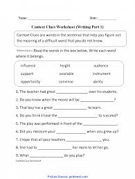 Grade 8 language arts worksheets. Trending Grade Language Arts Lesson Plans Context Clues Worksheet Writing Part Intermediate Ota Coloring Pages 8th Pdf Third 5th 4th Free Oguchionyewu
