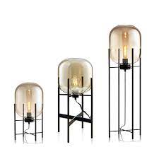 Whether you are seeking a traditional wooden floor lamp or an ultra contemporary tripod lamp or industrial lamp, it is. Hot Sale Modern Smoky Amber Glass Tripod Floor Lamp Retro Melon Fashion Design Stand Light For Living Room Free Shipping Floor Lamps Aliexpress