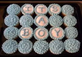 These adorable cupcakes require very little in the skill department. Best Baby Shower Boy Cake Ideas Cupcake Ideas Baby Shower Cakes For Boys Baby Shower Cupcakes For Boy Baby Shower Cupcake Cake