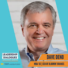 Leadership Dialogues with David Deno, CEO of @bloominbrands, is TOMORROW!  Join us for an enlightening speaker session moderated by @marctothec and  learn more about building strong organizational cultures, inspiring  confidence, and other