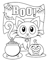 When we think of october holidays, most of us think of halloween. Cute Halloween Coloring Pages For Kids 101 Coloring