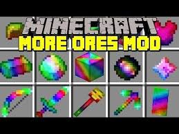 Minecraft More Ores Mod L Rainbow Dimension Items Armor Ore More L Modded Mini Game Minecraft Mini Games Armor Minecraft