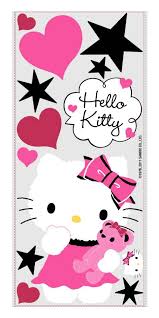 A hello kitty comforter set, hello kitty curtains and hello kitty room decor to finish. Hello Kitty Couture Peel Stick Giant Wall Decals Roommates Rmk2014gm Walmart Com Walmart Com
