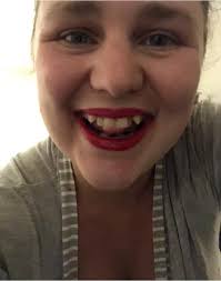 Wearing my #rhubarb lipsense thanks Alyssa Wubker 😍😘