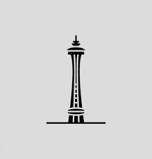 Paint your very own cityscape acrylic painting of the seattle space needle. 3 961 Space Needle Vector Images Free Royalty Free Space Needle Vectors Depositphotos