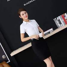 教师面试服装女夏季公务员面试衣服女大学生气质职业套装短袖衬衫-Taobao
