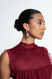 VESTIDO LONGO DE TULE PAOLA VERMELHO