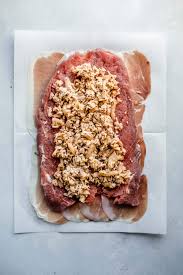 Wrap prosciutto slices around pork in single layer; Prosciutto Wrapped Pork Tenderloin Video Platings Pairings